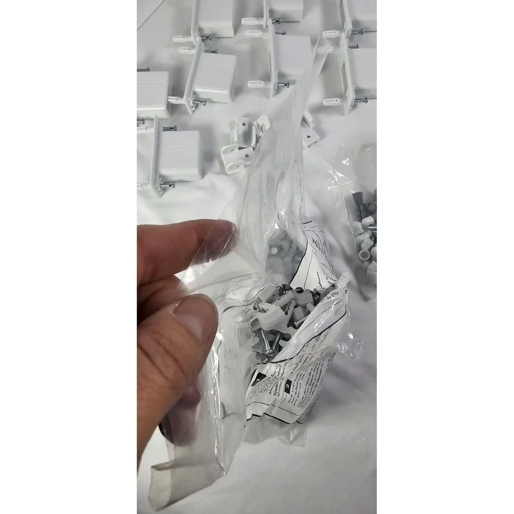 Rubbermaid Closet Shelving Mounting Brackets‎ & Anchors Hardware Lot End Caps